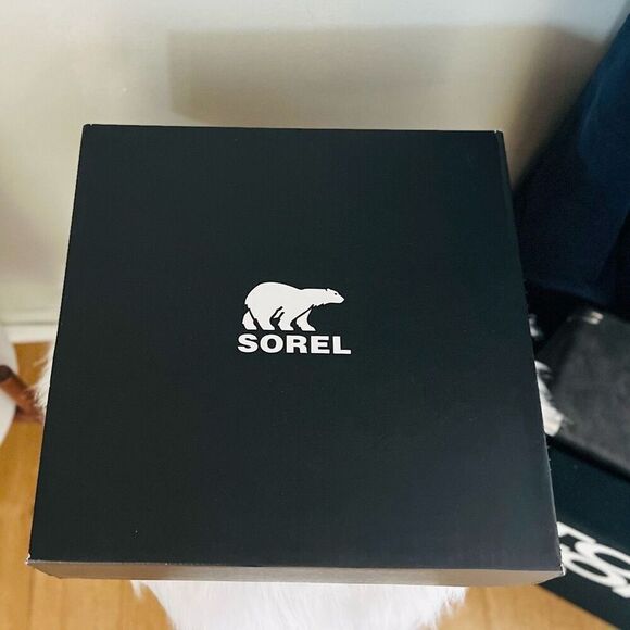 SOREL Joan of Arctic Waterproof Wedge III Lexie‎ Lace-Up Bootie, Black, 10, NWT - Picture 14 of 16